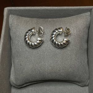 David Yurman Cable Classics Shrimp Earrings